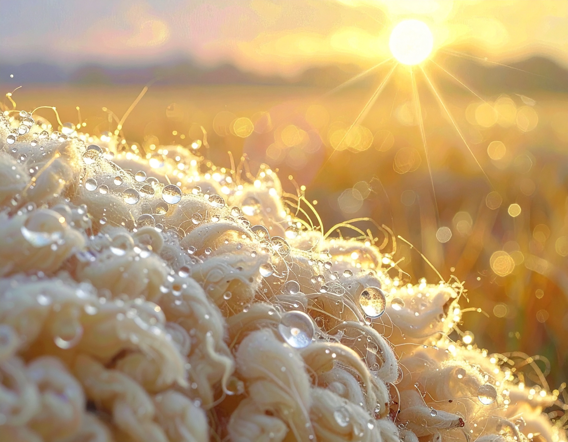 What does dew represent in the story of Gideon?